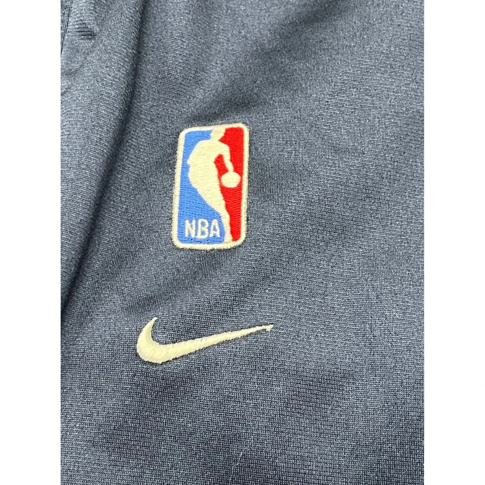 Nike Team NBA New Jersey Nets Tearaway‎ Pants Mens Large Navy Blue Red Vintage